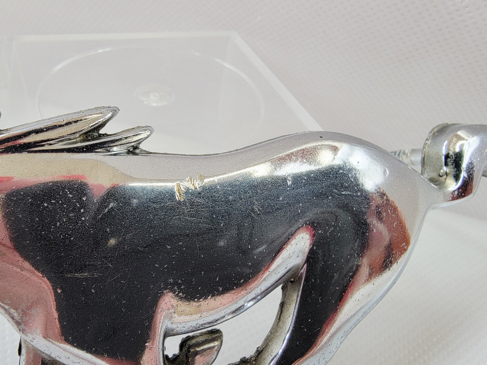 1960s FORD MUSTANG Running Horse Chrome Front Grill Emblem 68113 C8ZB-8A224A CAV