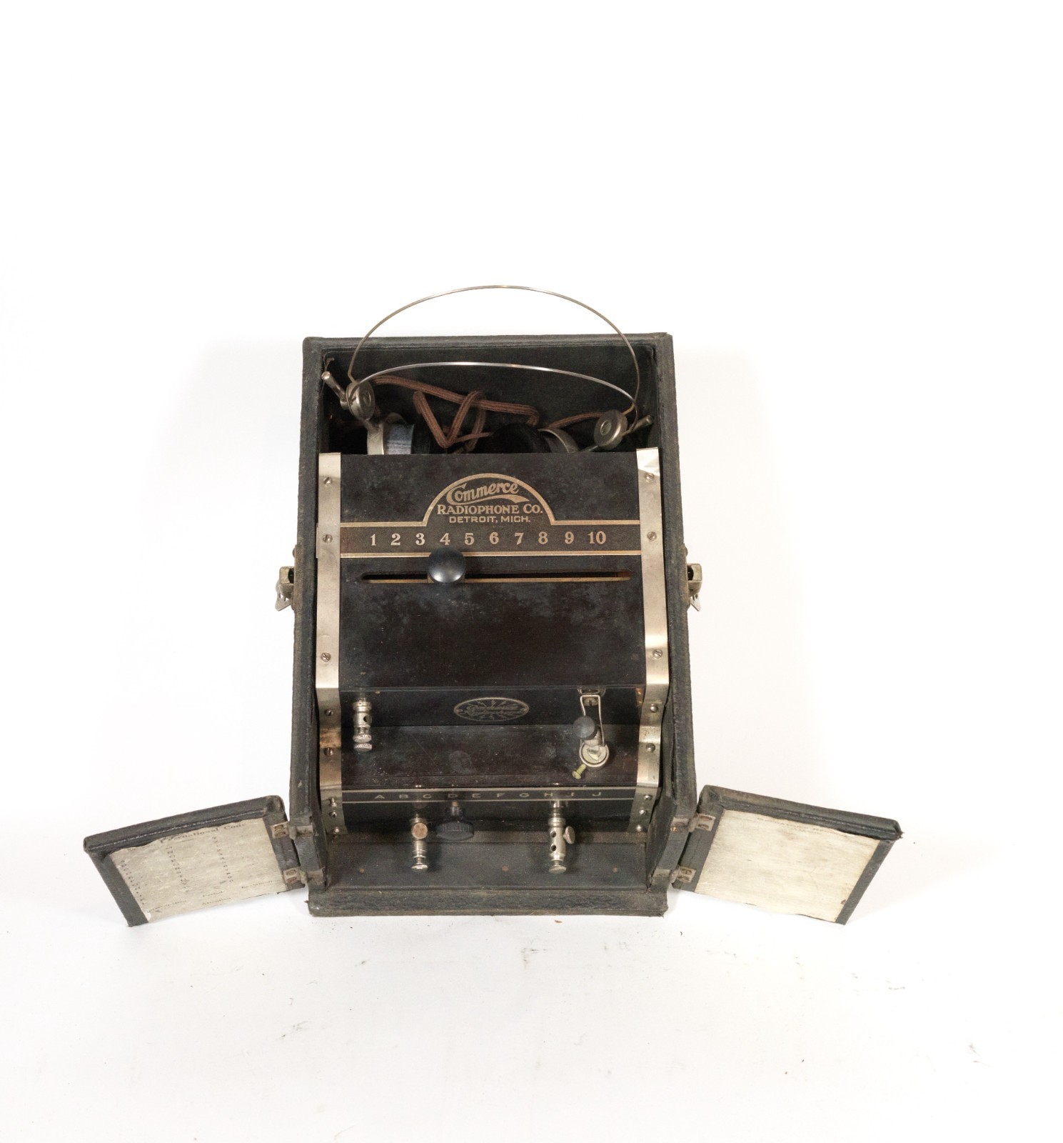 1919 Commerce Radiophone * Primitive, Elaborate, Detroit Crystal Radio * Works