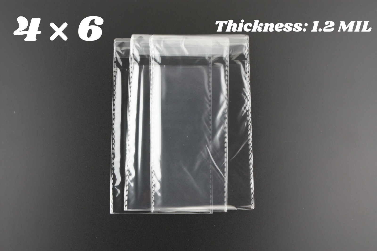 4x6 Clear Resealable Bakery Cookie Candy Poly Cookie Cello Treat Plastic Bags