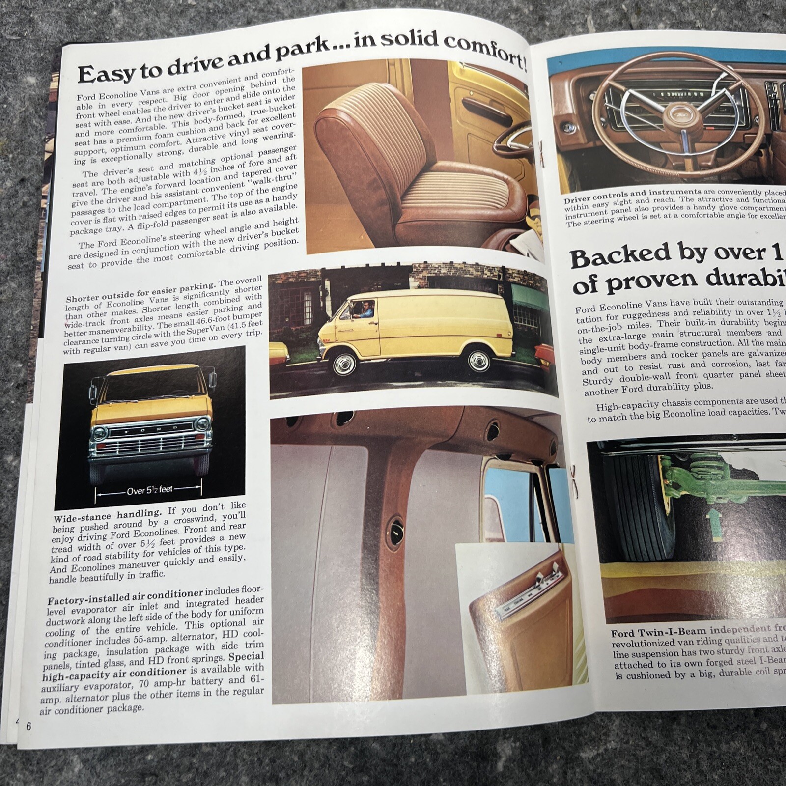 1971 Ford EconoLine Vans Sales Brochure