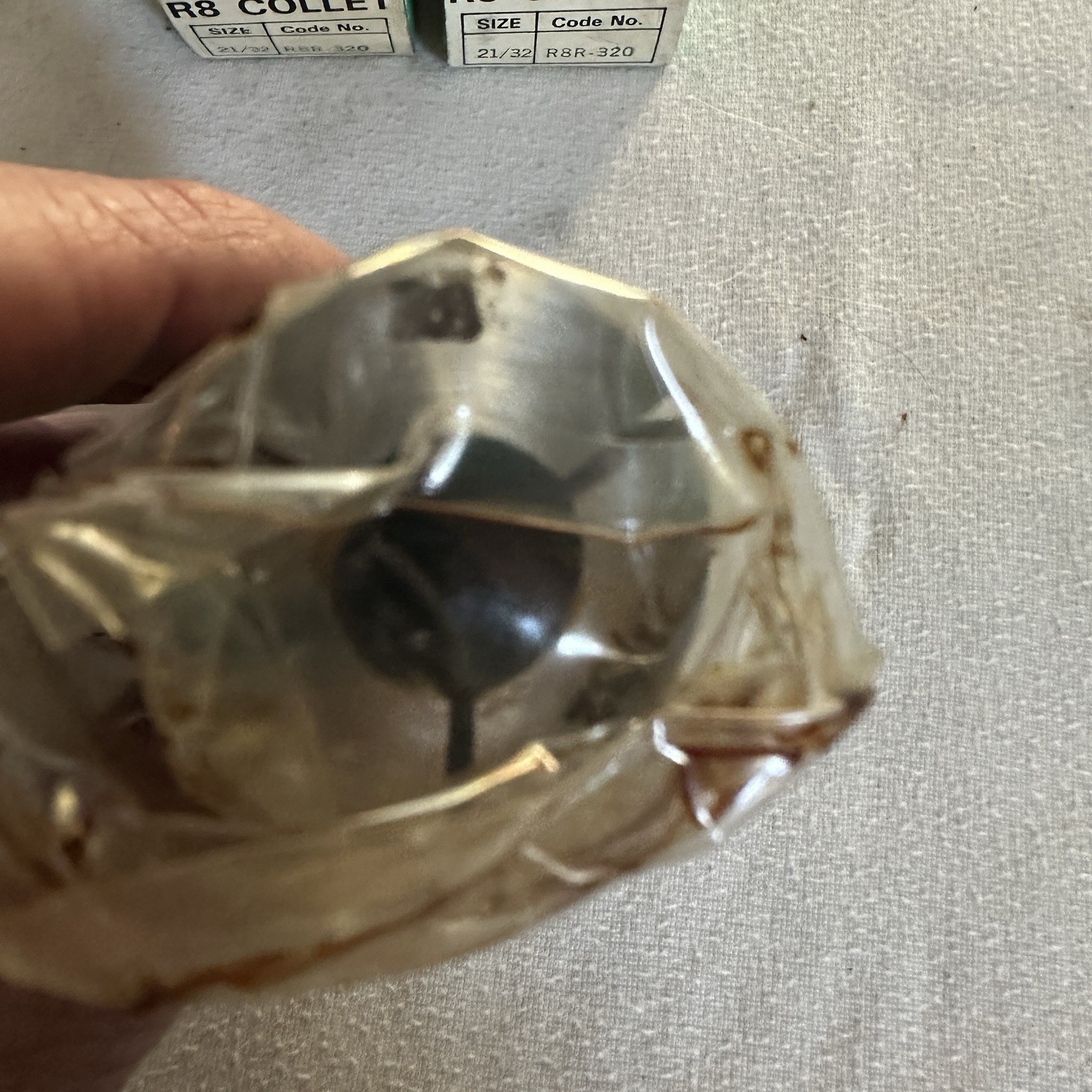 Lot Of 2 New Lyndex R8 Collets 21/32 Code No. R&R-320 Machining Tool Part