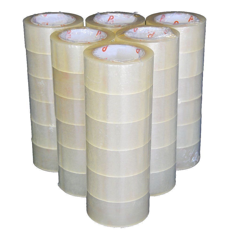 2.0 MIL Clear Packing Tape Carton Box Sealing Moving Shipping 330' ft 110 Yards