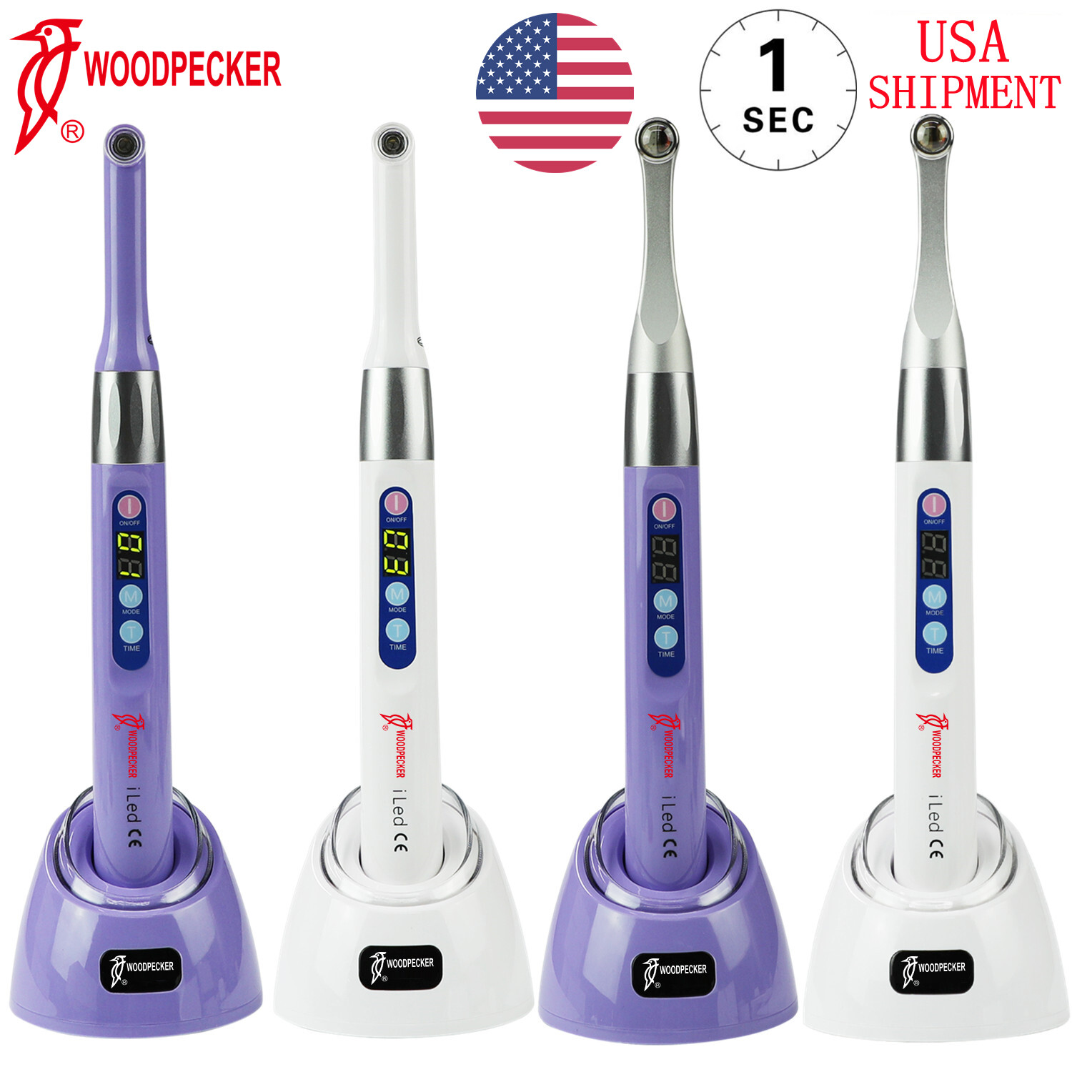 Woodpecker Dental iLed Max 1 Second Curing Light LED Curing Lamp 2600mw/cm²