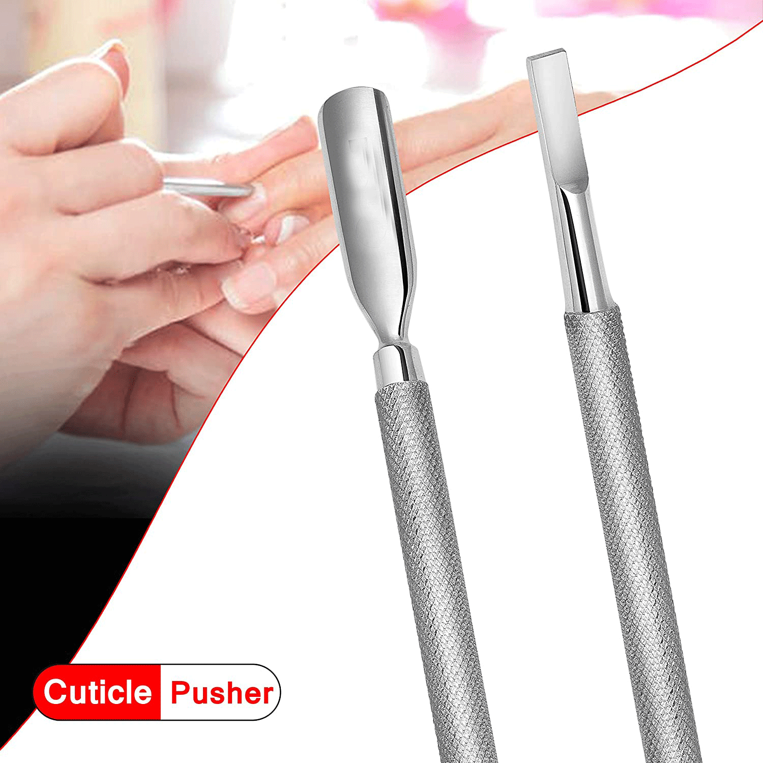 CUTICLE NIPPER PUSHER INGROWN TOENAIL LIFTER PEDICURE NAIL CARE TOOLS (5 PC)