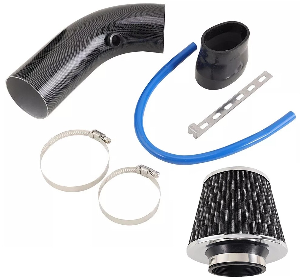 1set 3"Car Cold Air Intake Filter Induction Kit Pipe Power Flow Hose System 76mm
