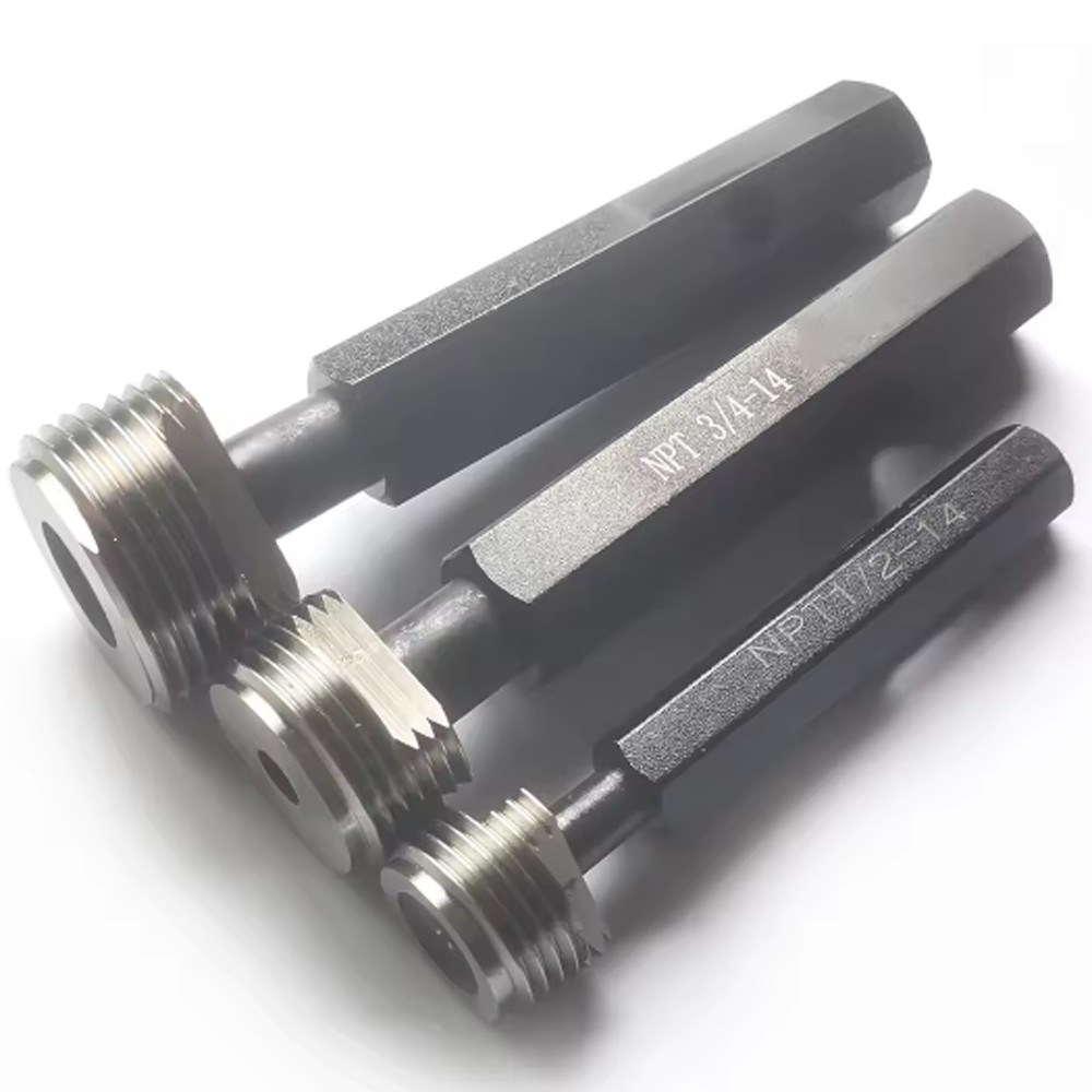 NPT 1/16" 1/8" 1/4" 3/8" 1/2" 3/4" 1" ~ 2" Taper Pipe Plug Thread Gage Gauge