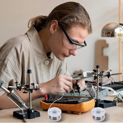 63-37 Tin Lead Rosin Core Solder Wire for Electrical Soldering (0.8mm 50g)