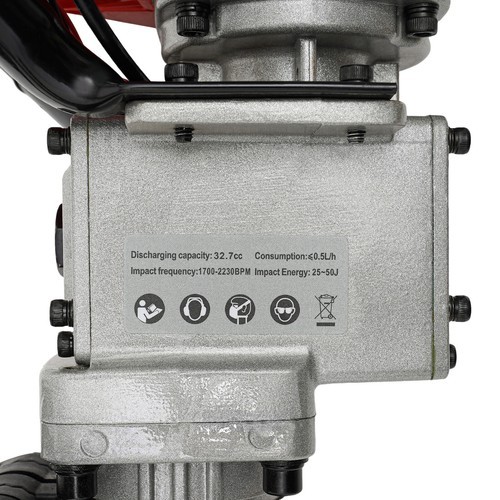 2 Stroke Gas Powered T Post Driver Fence Pile Driver Jack Hammer w/Chisel 32.7cc