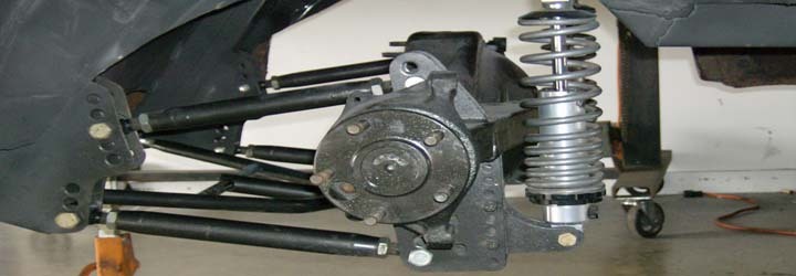 #06 Hot rod 4 Link Rear Suspension Plans Drag Race car pro-street Blueprints