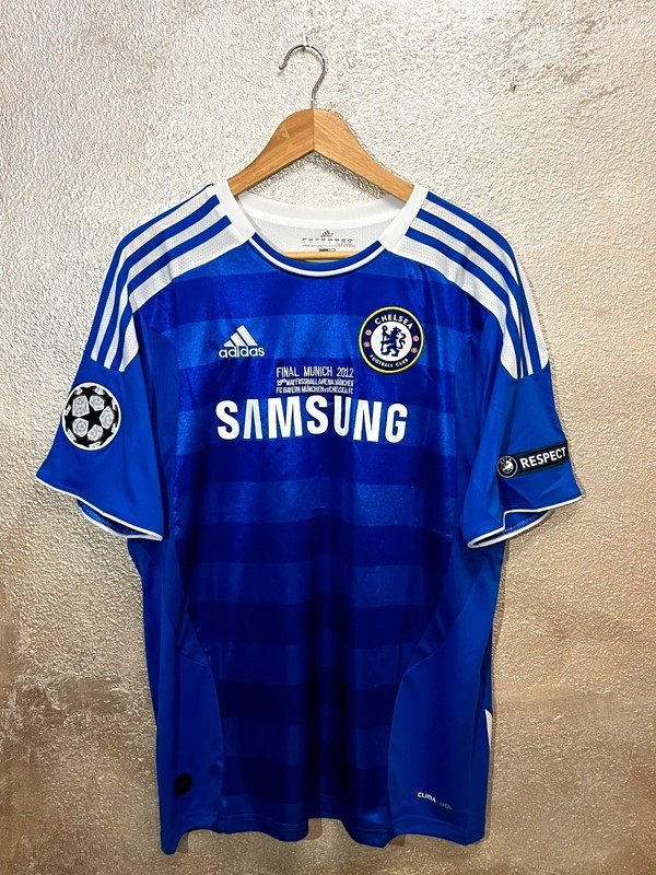 Chelsea 2012 Champions League Final Shirt — Lampard & Drogba | Historic Victory