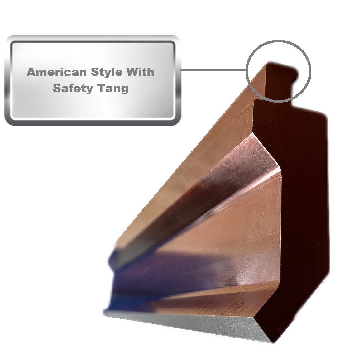 NEW 16.33” American Type 85° Press Brake Punch Die with Working Height: 3.78"