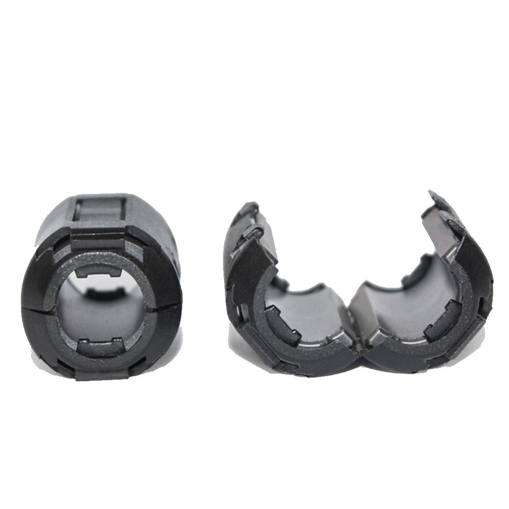 10/20PCS Ring Core Ferrite Bead Clamp Choke Coil EMI RFI Noise Filter Clip Snap
