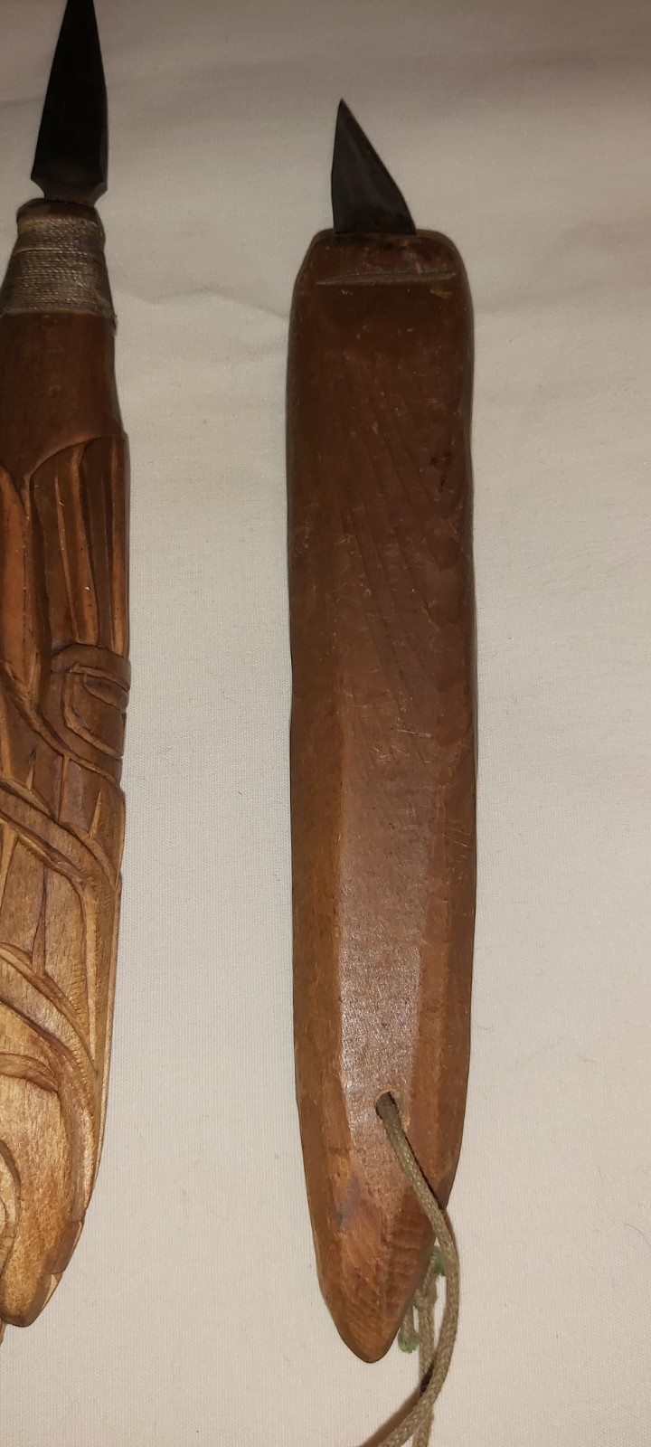 Northwest Coast, old carving tools (rare). 19th / early 20th c.