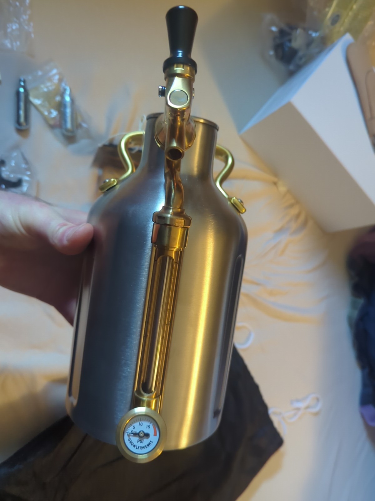 GrowlerWerks UKeg 64 Stainless Steel New