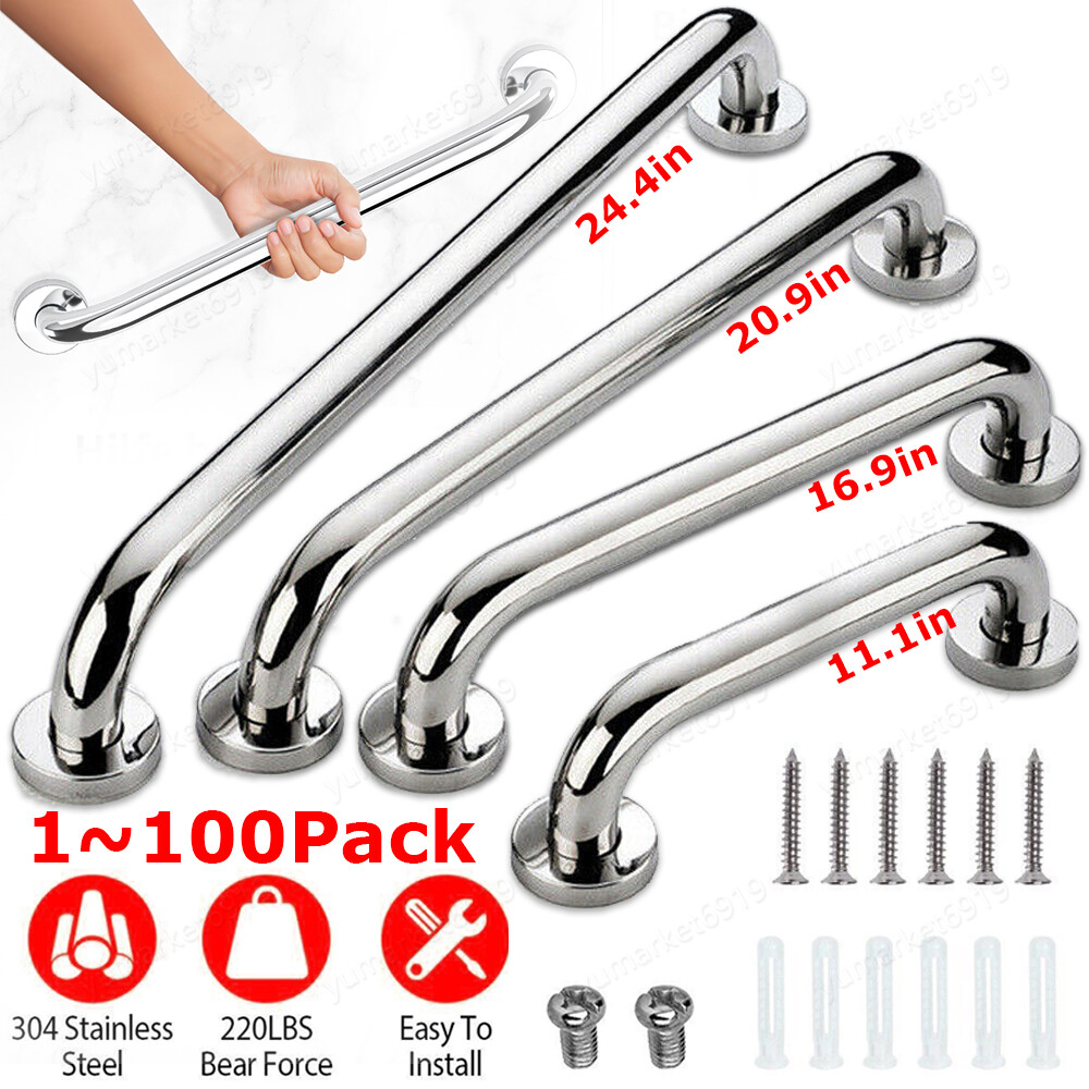LOT Commercial Grab Bar Bath Bathroom Safety Handicap Stainless Steel Hand Rail