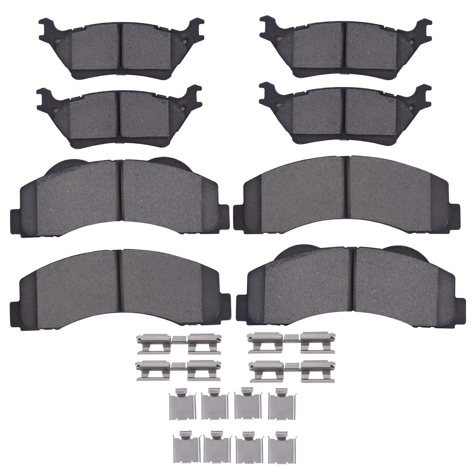 Front & Rear Left & Right Ceramic Brake Pads For Ford F-150 2012 - 2020