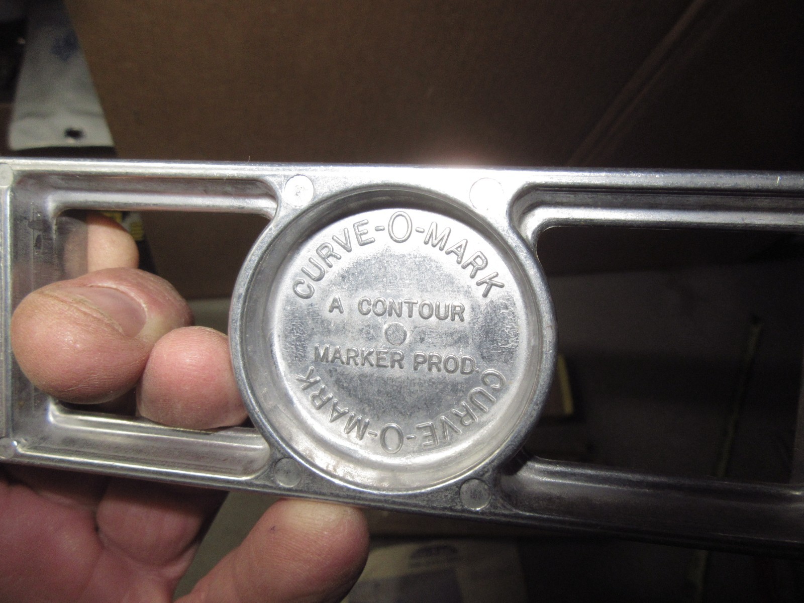 Vintage Pro-Mag- Level CURV-O-MARK Magnetic Inclinometer w/box barely used look