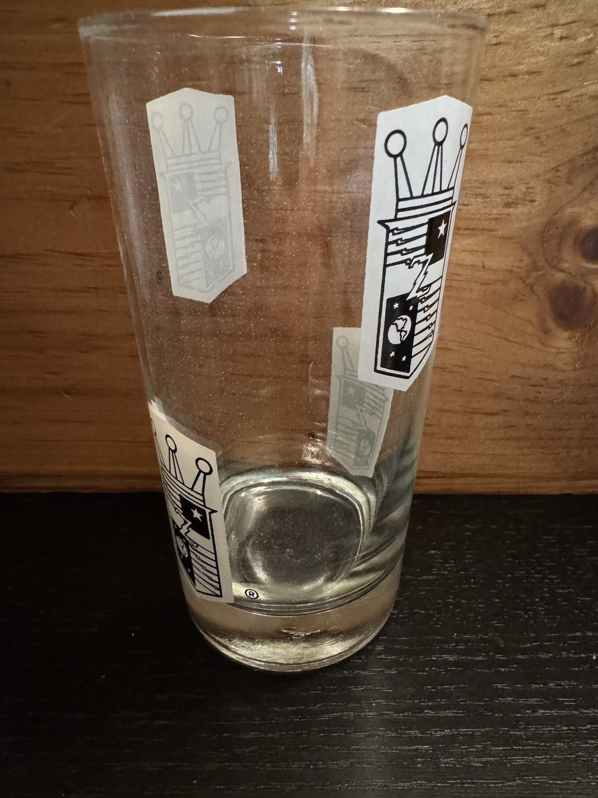 Vintage 1950’s MCM ZENITH Radio & Television Advertising Highball Glass