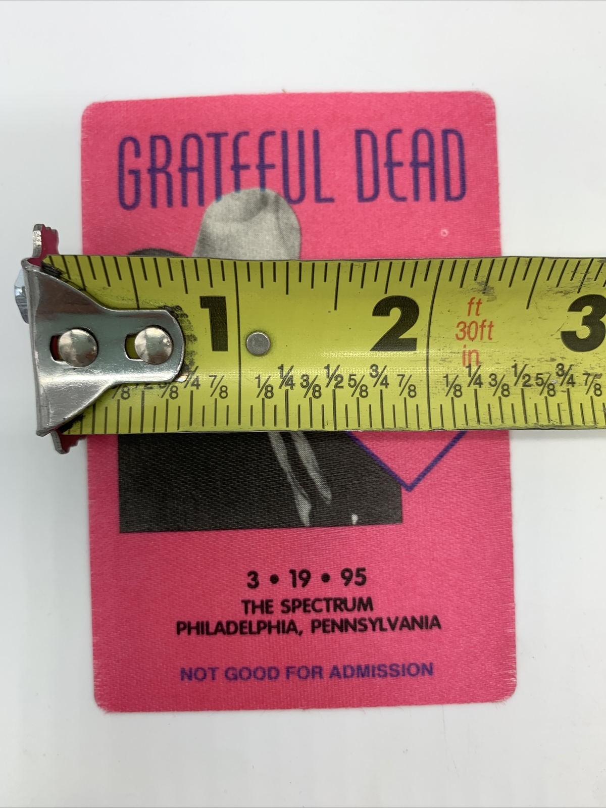 Grateful Dead Backstage Pass 3-6-94 Desert Sky Pavilion Phoenix John Wayne