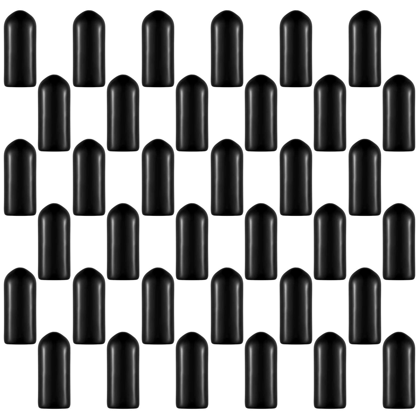 Master Airbrush Siphon Bottle Jar Adapter Cap Covers (Pack of 36) -Plastic Plugs