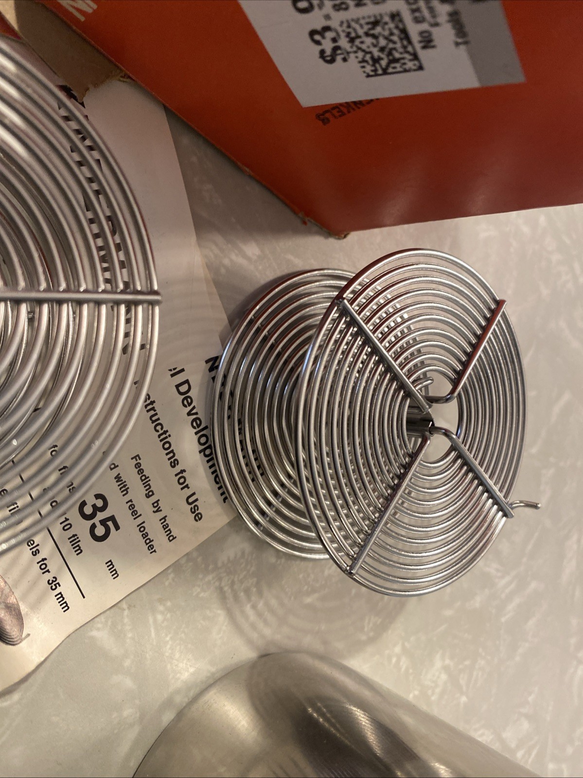 Vtg Kindermann Stainless Steel Film Developing Tank Germany # 23167 Missing Cap