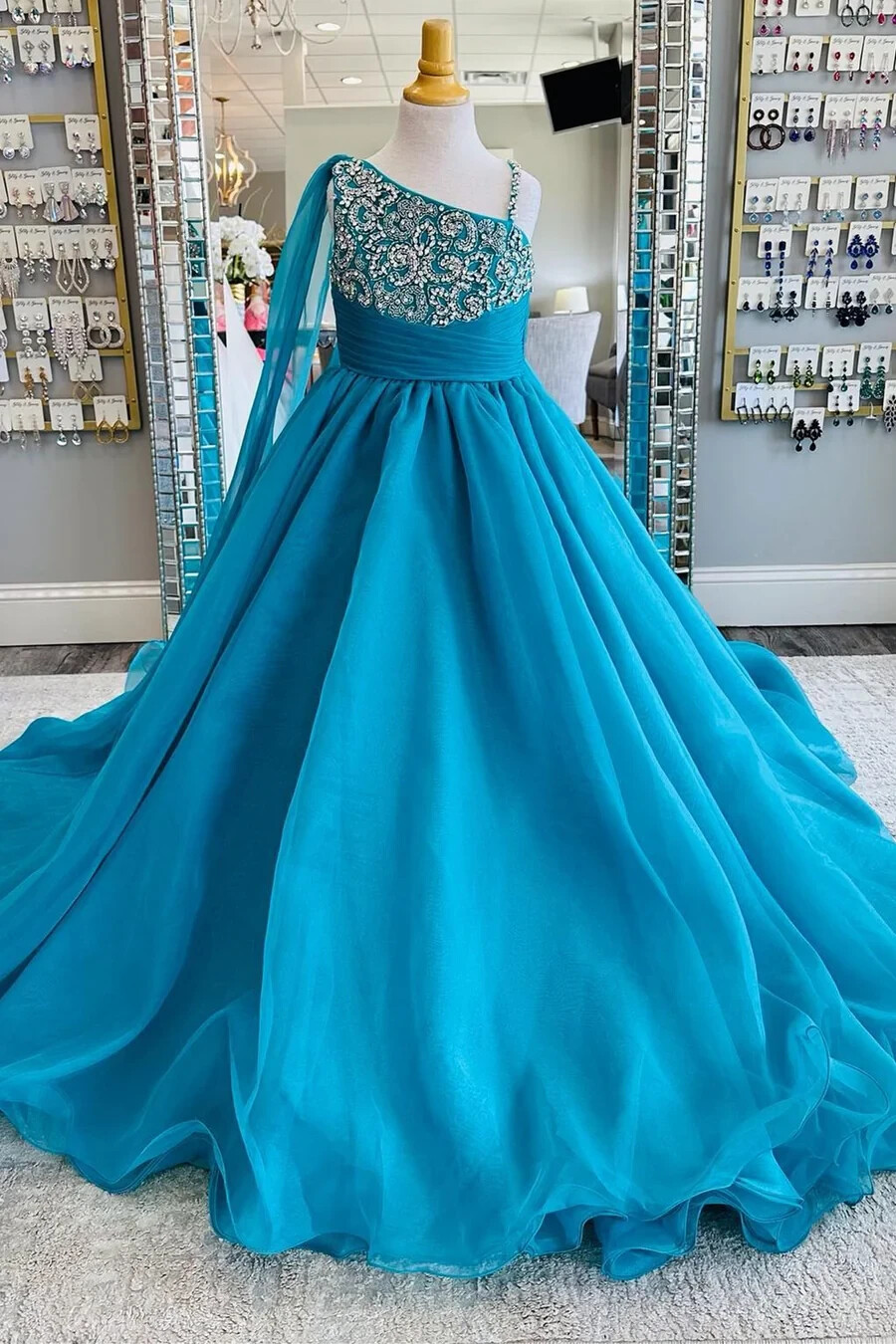 Jenniferwu Custom Made Girl Dress Evening Formal pageant Prom Dress Gown