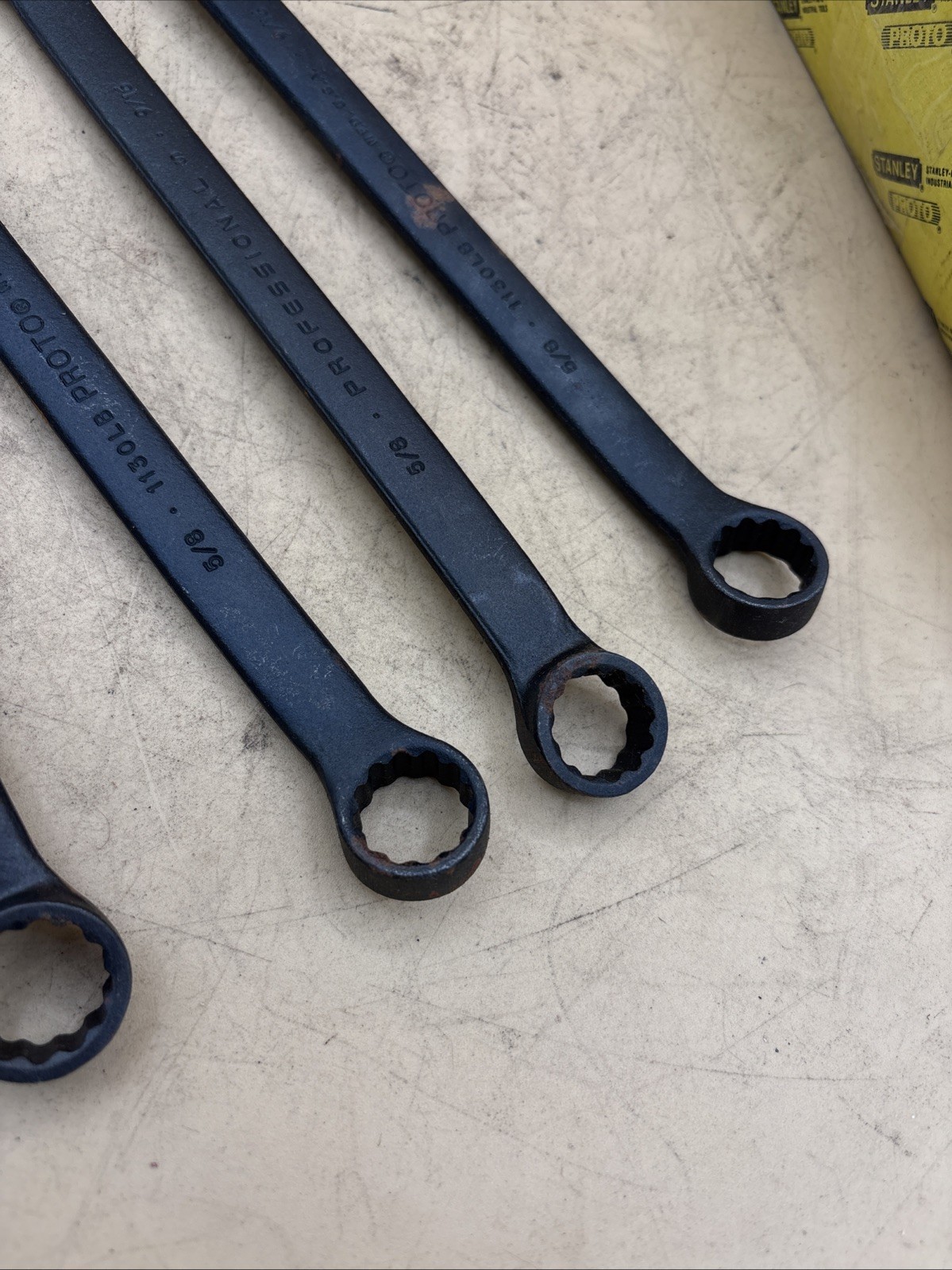 Stanley Proto 1130LB 9/16” X 5/8” Combo Wrench, Original Box, Set Of 6