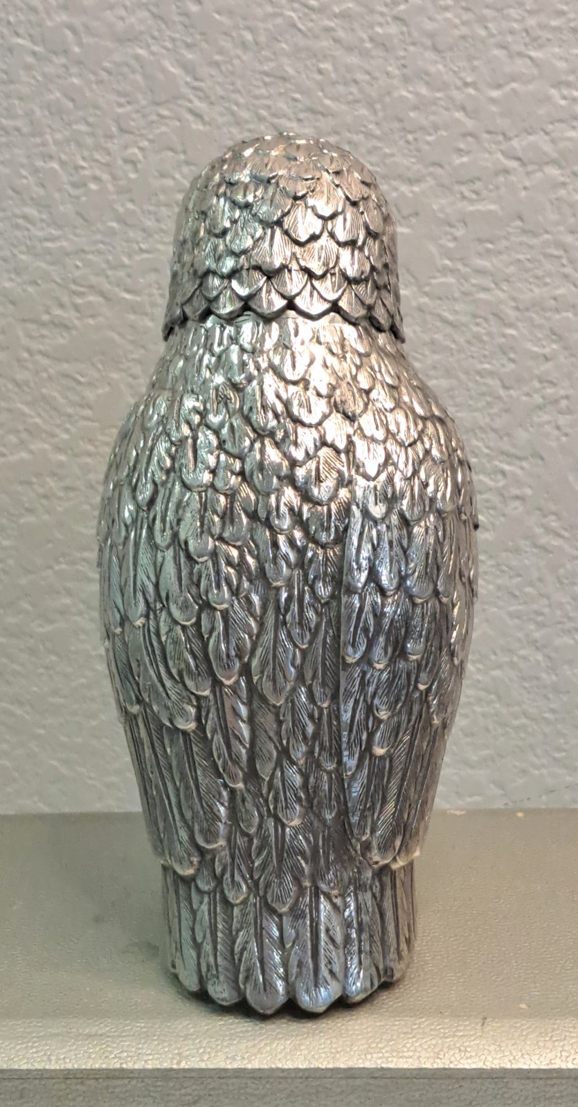 Antique Corbell & Co Silver Plate Owl Sugar Sifter Caster Muffineer Original Box