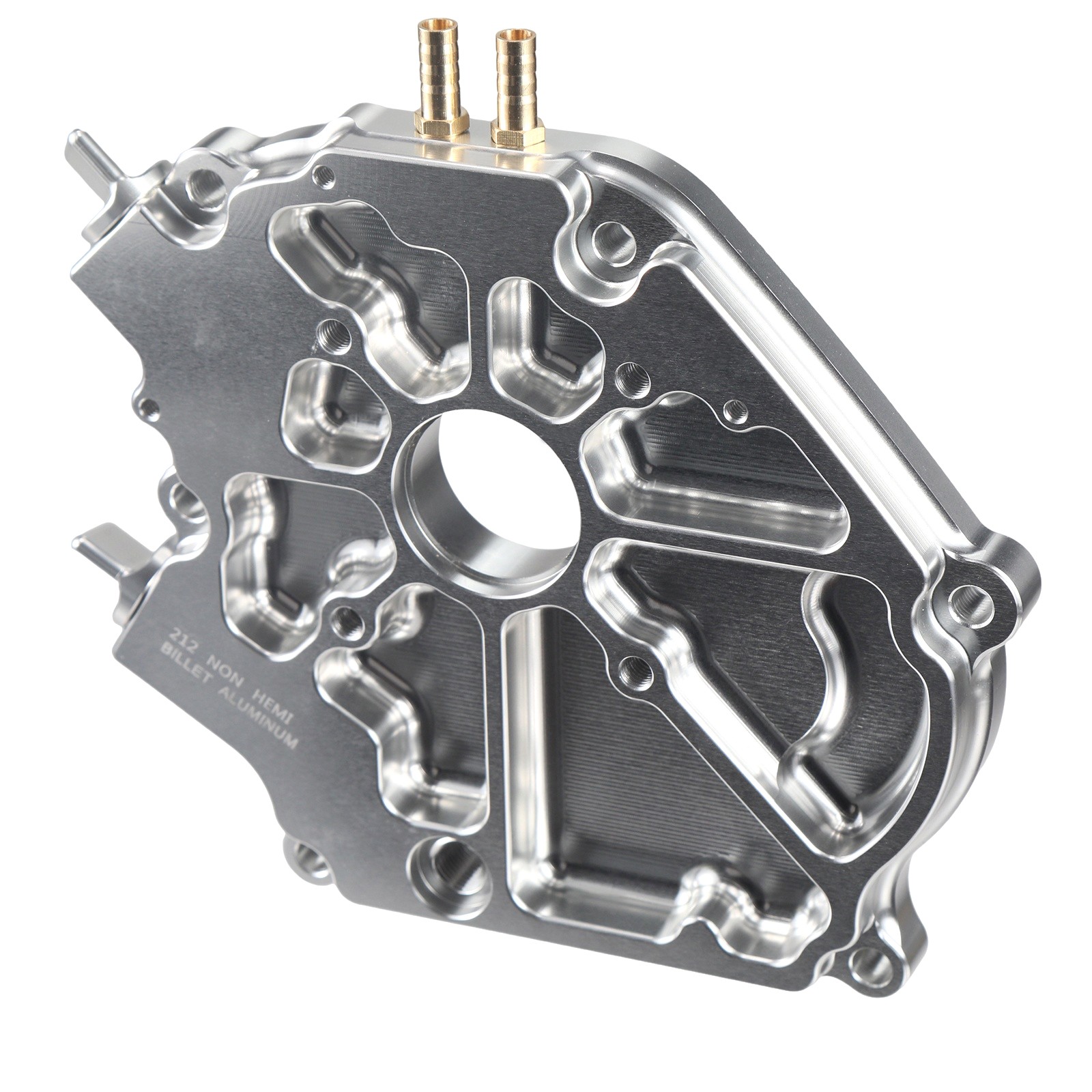 Dual Bearing Billet Side Cover For Predator 212cc Non-Hemi Silver