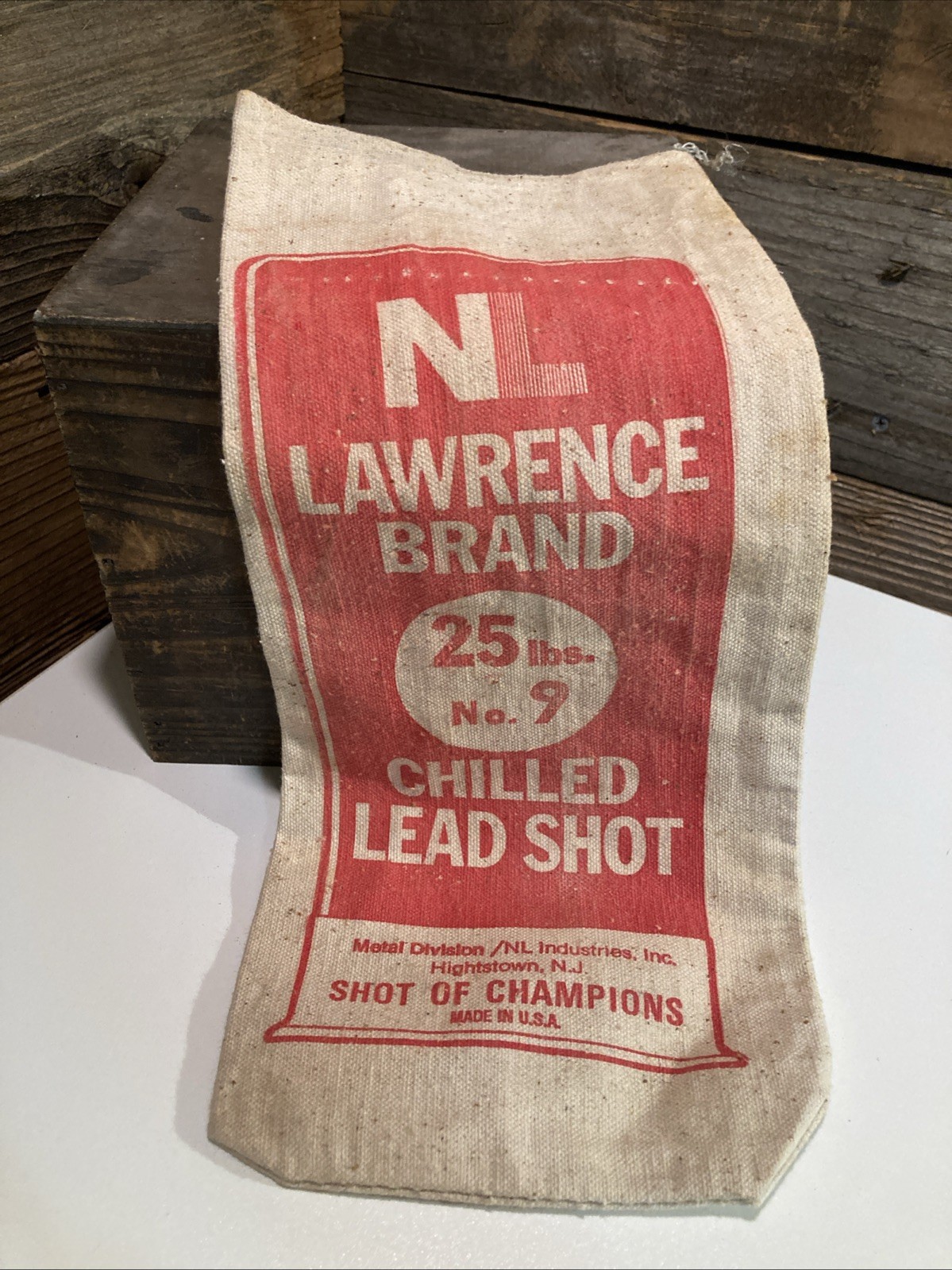 LAWRENCE BRAND CHILLED LEAD SHOT #8 Canvas Bag - 25 lbs.