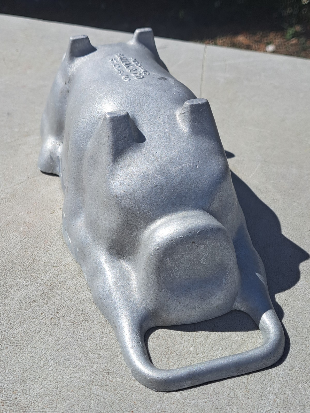 Ballak & Co Pudgy Pig cake pan vintage heavy aluminum St Louis MO