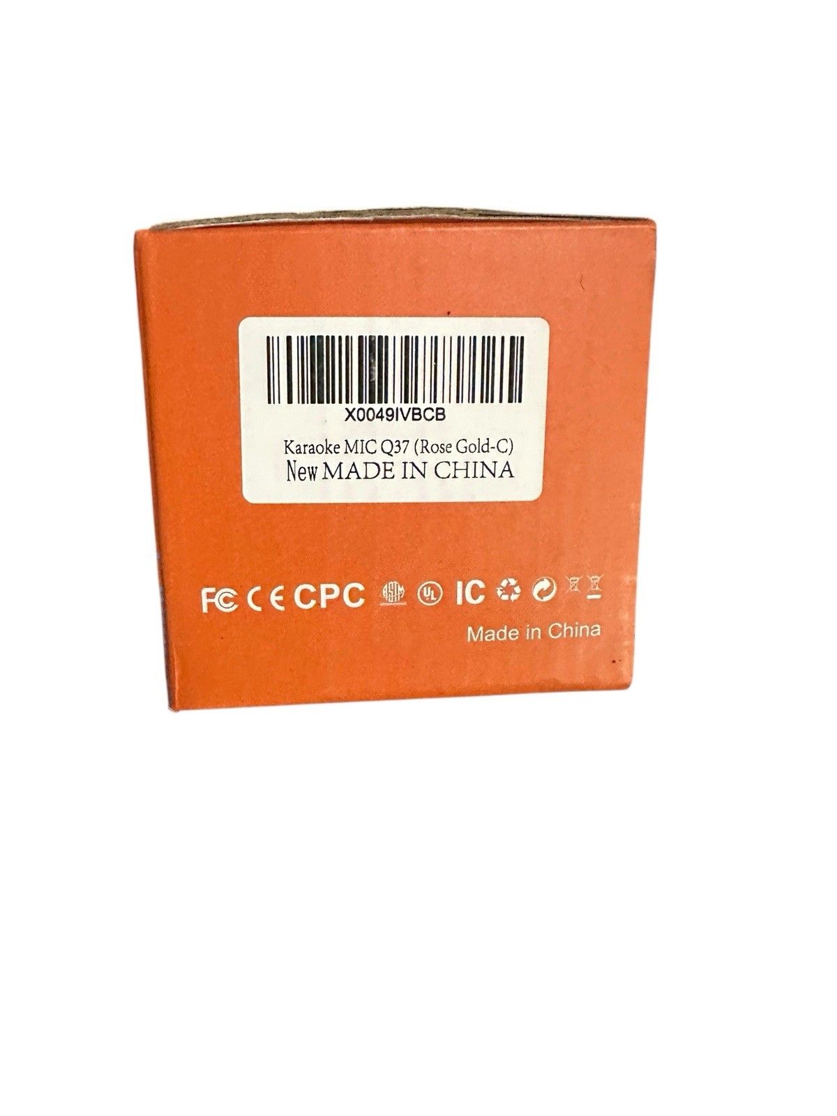 karaoke microphone BONAOK rose gold rechargeable