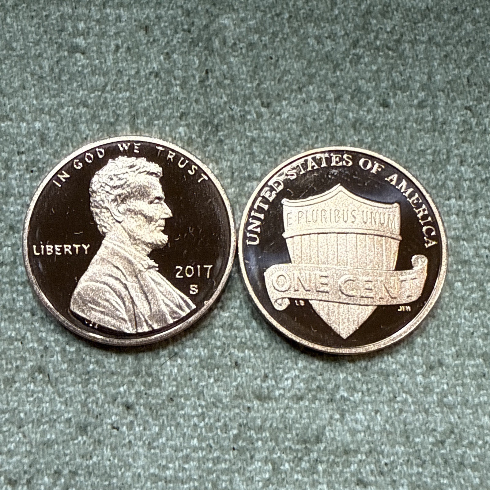 2017 S Proof Lincoln Cent Nice Very Rare Lincoln Proof Coin