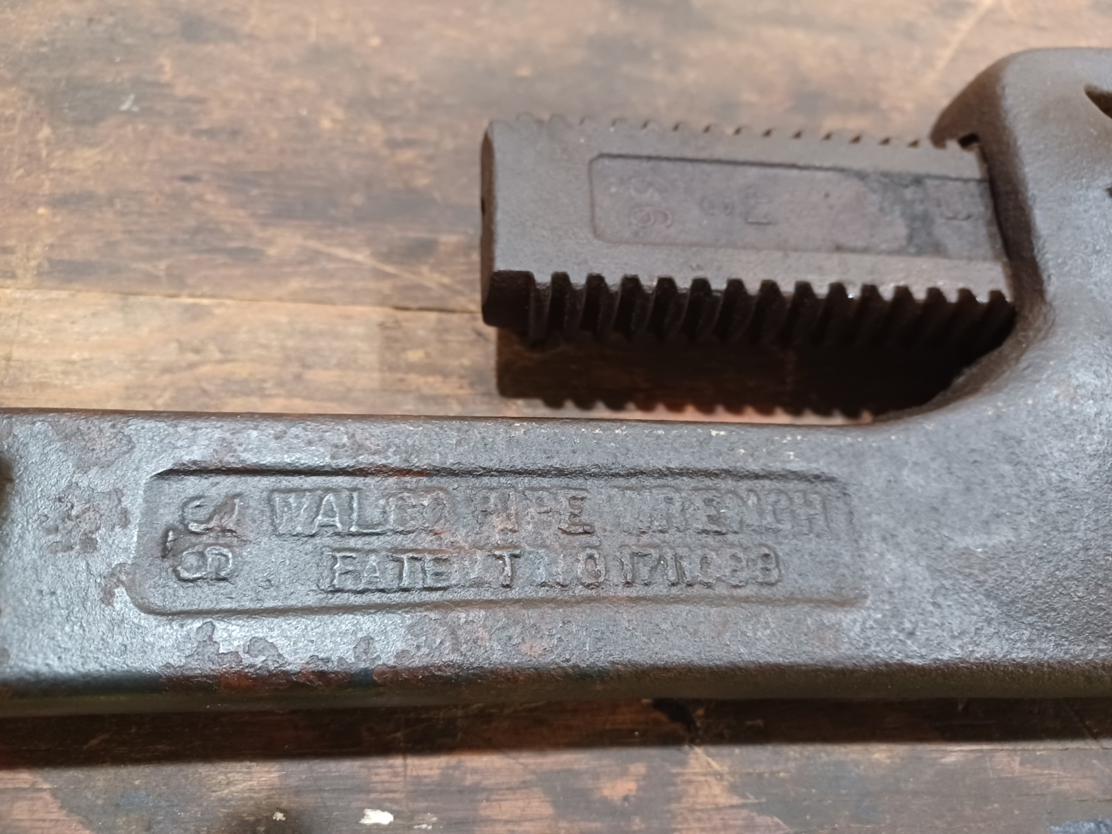 WALWORTH Walco (36") pipe wrench made-in-USA vintage it works good!
