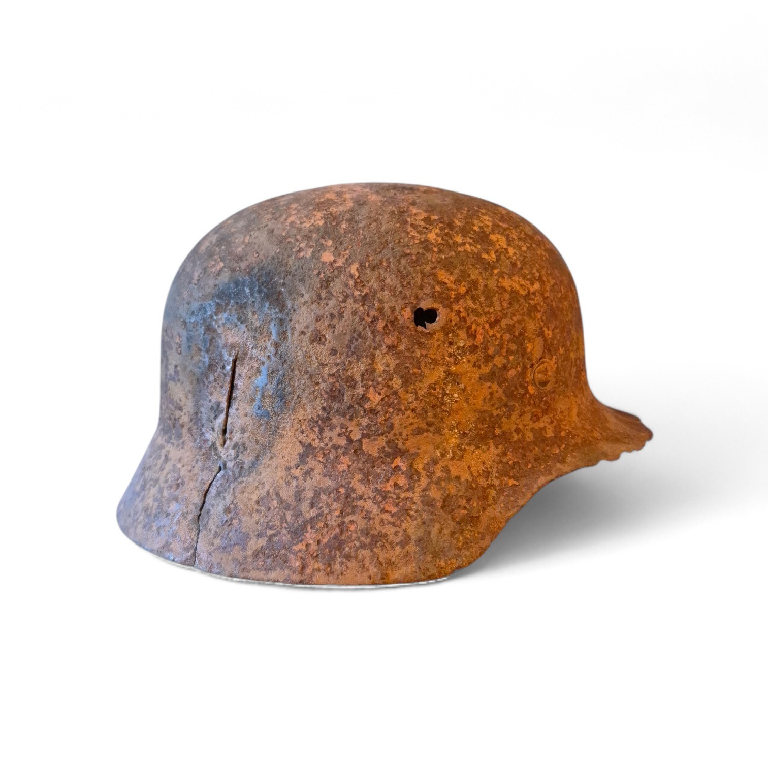German M40 Stahlhelm relic from Nancy region, read description