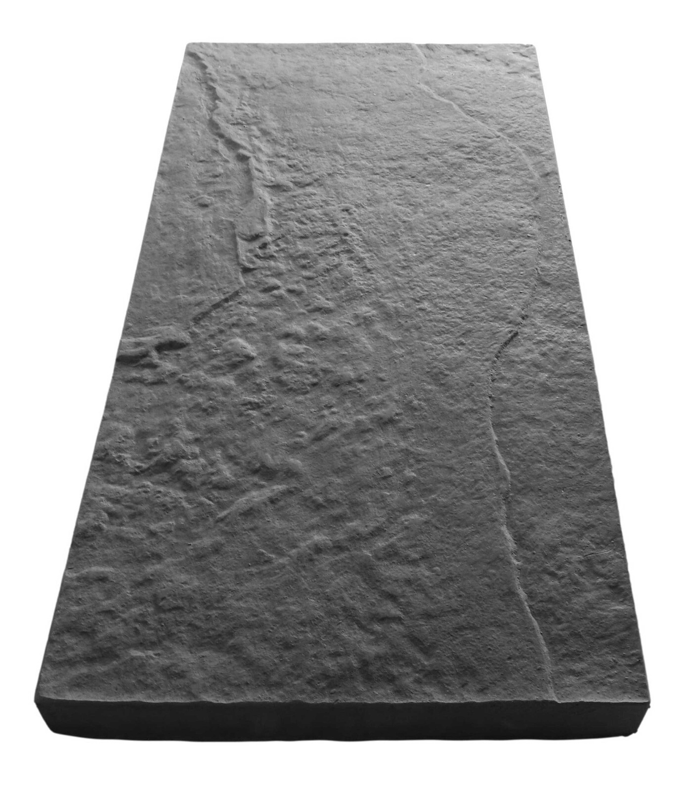 Rubber Molds for Concrete - Rustic Paver Mold, 24"L x 12"W x 1.5"D