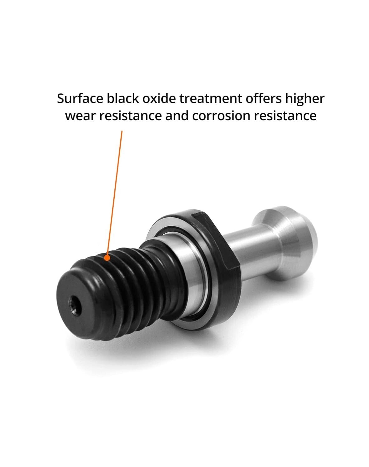 20 pcs CAT40 45° 0.594" Degree Pull Stud Retention Knob FITS HAAS CAT CNC Silver