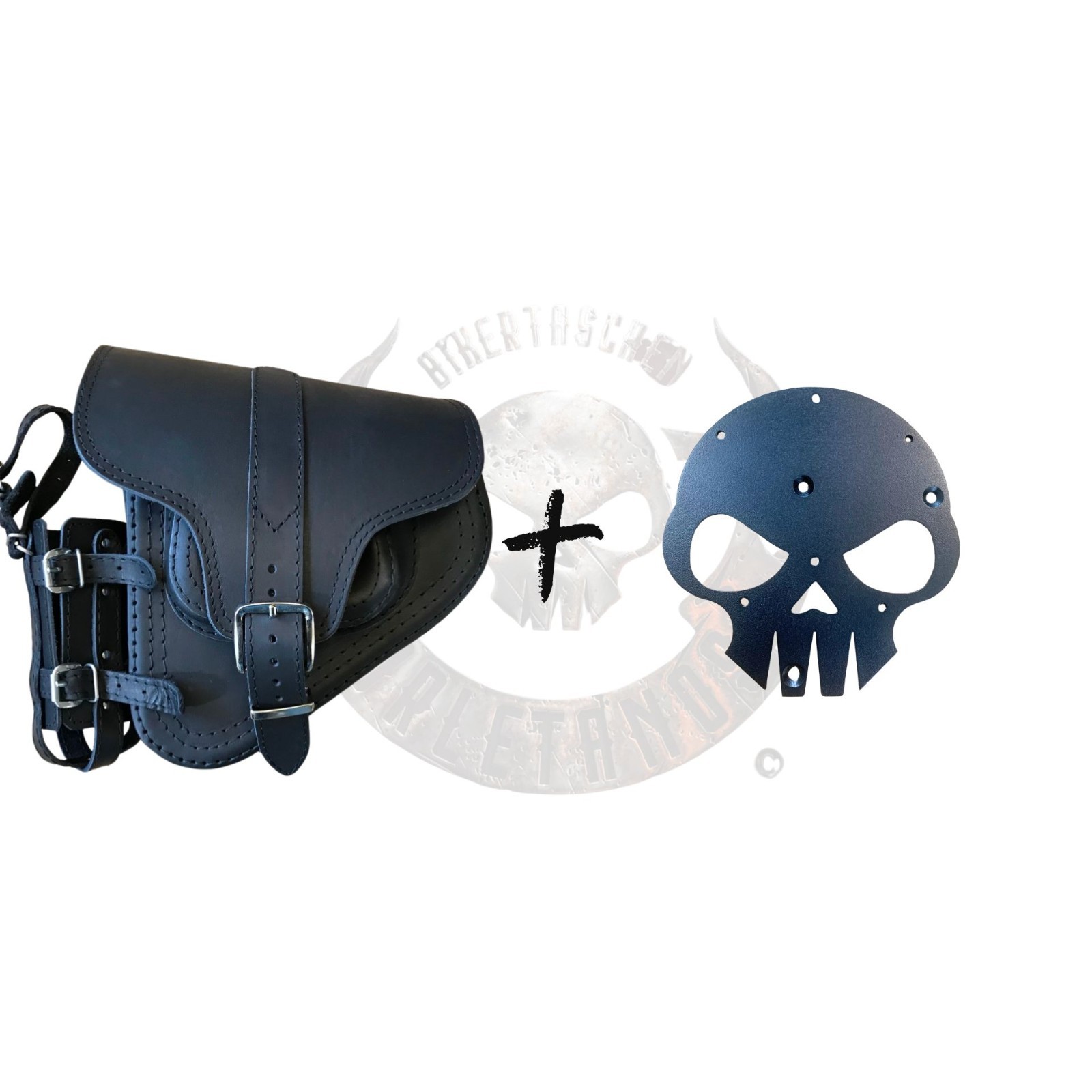 Swing Bag Hades Black + Soft XS 2018 Holder Compatible With Harley Davidson