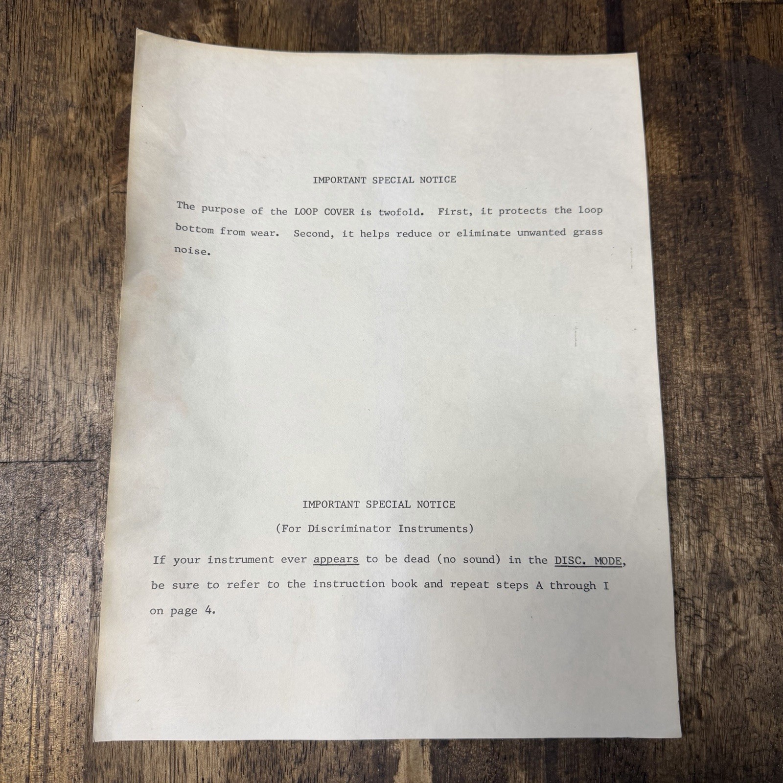 White’s Coinmaster TRX Metal Detector w/ Probe, Headphones – Serviced, Complete