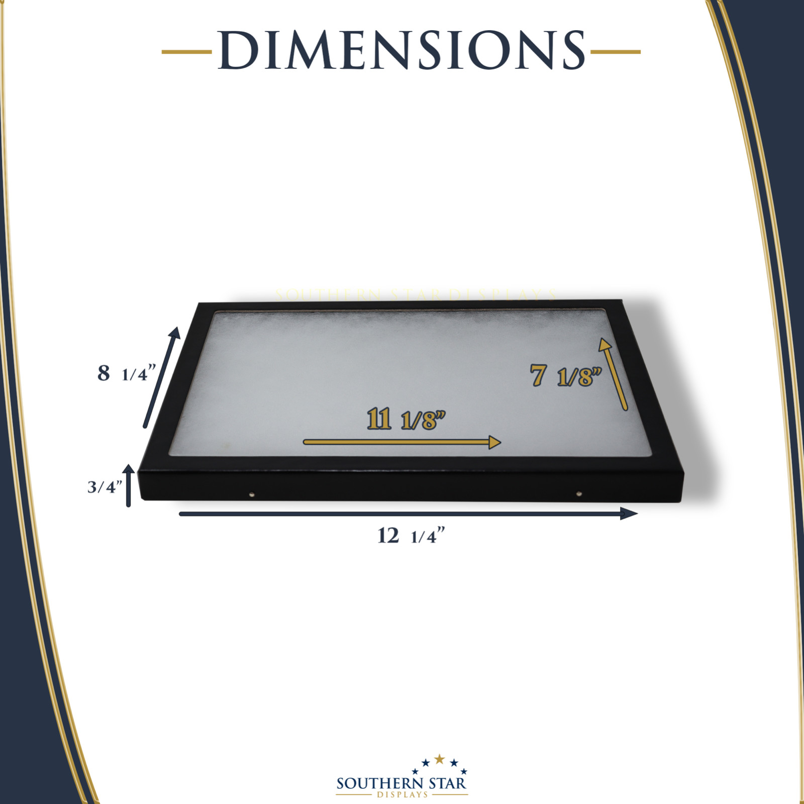 6 Pack of 8 x 12 x 3/4 Riker Display Cases Boxes for Collectibles Jewelry & More