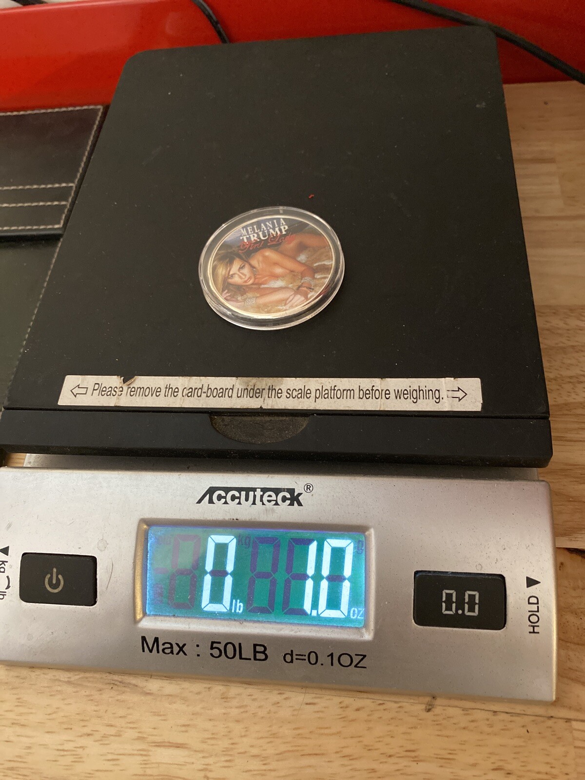 Melania Trump Coin NSFW MAGA Novelty Anti Biden Clinton Obama Collector NUDE