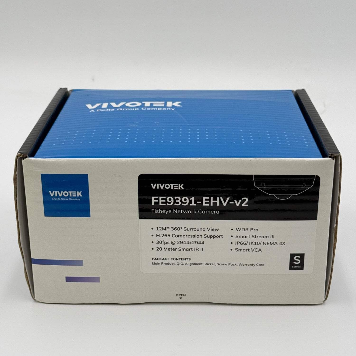 Vivotek Outdoor Panoramic Fisheye IP Dome Camera FE9391-EHV-V2