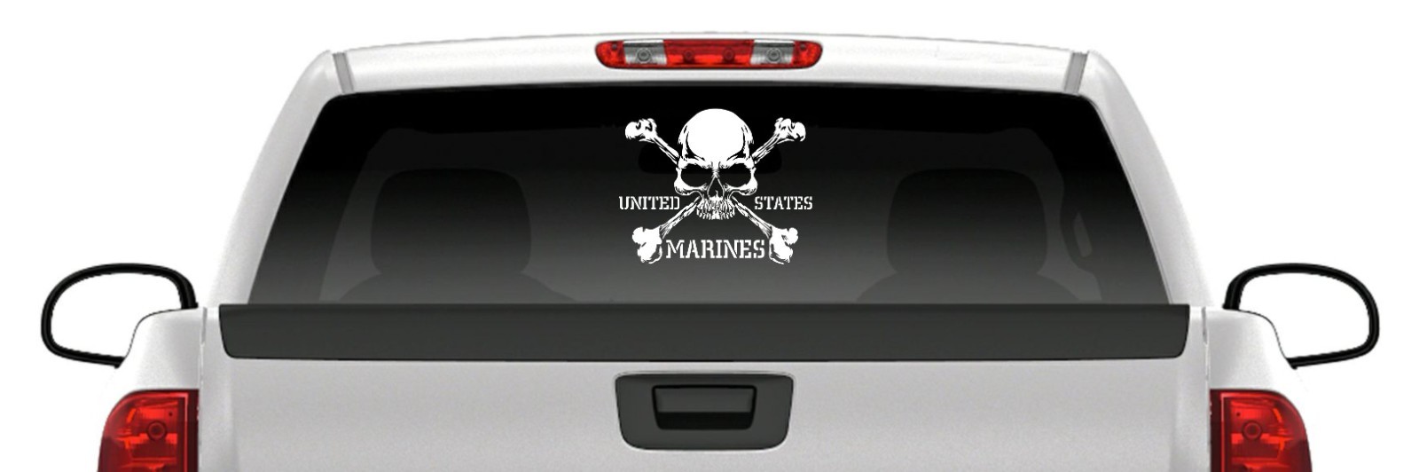 USMC Marine Corps Sticker Military Veteran United States Window Vinyl Decal