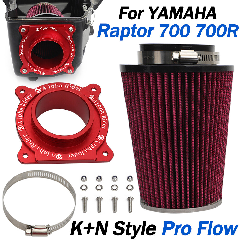Pro Flow Air Filter Intake Cleaner & Holder For Yamaha Raptor 700 700R 2006-2021