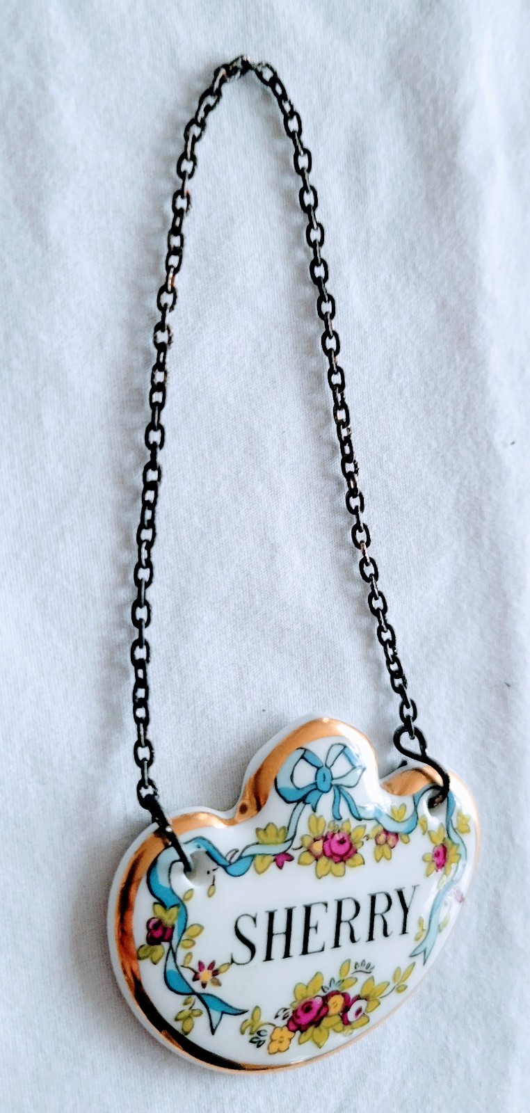 COALPORT Decanter Labels Fine Bone China Set Of 3 “BRANDY”, “PORT” And “SHERRY”