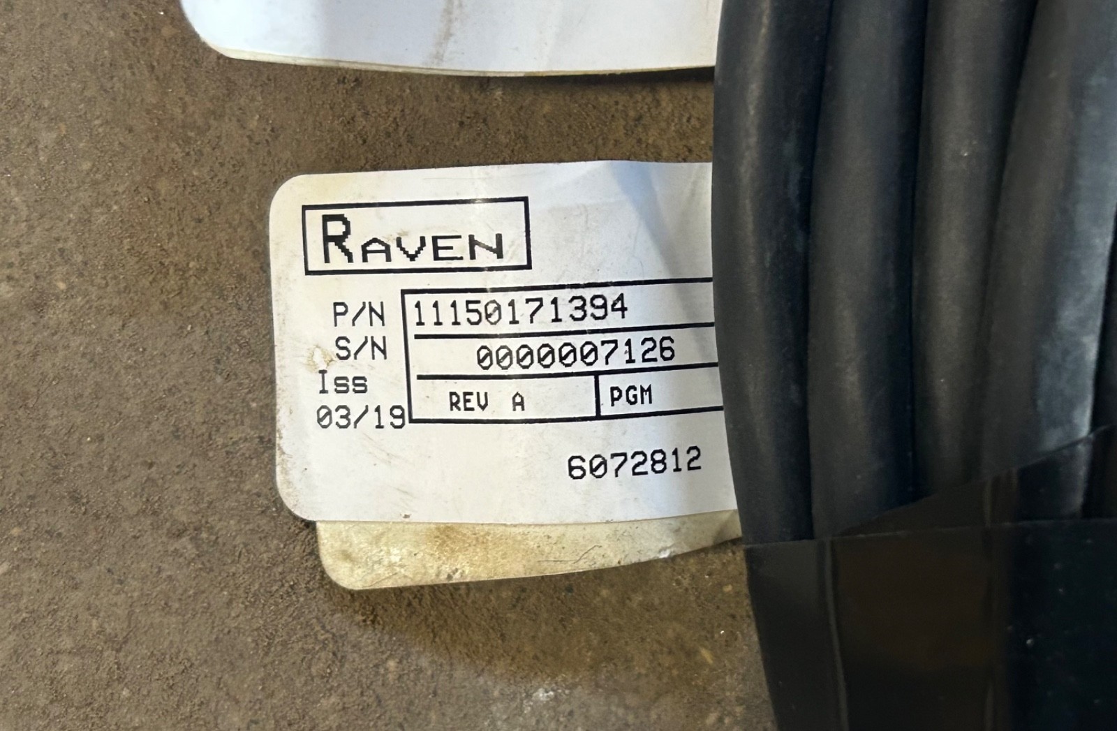 Raven RGL 600 Lightbar (P/N: 1-063-0172-346) w/cable