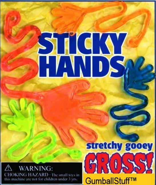 1 inch 1" 1.1" Bulk Vending Machine Acorn Capsules STICKY HANDS TOYS 250 pieces