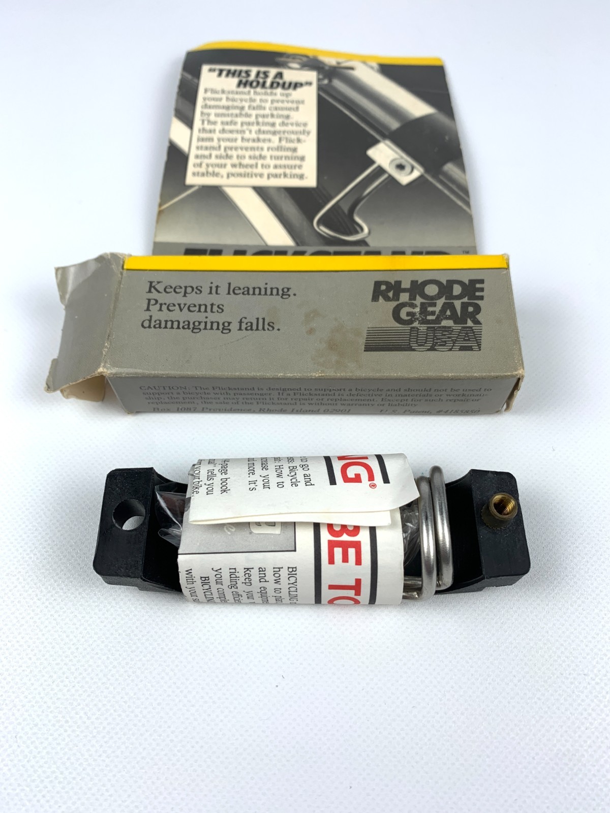 Vintage Rhode Gear Flickstand Bicycle Parking Device Bike KickStand NOS 1980s