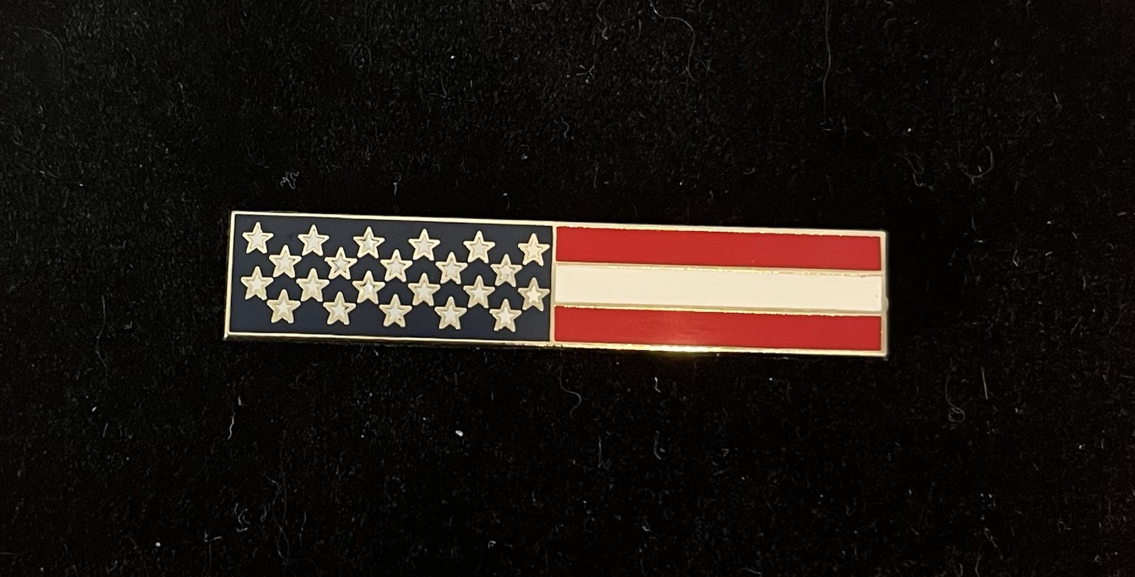 U.S. Flag Service Bar Lapel Pin NEW High Quality Hard Enamel