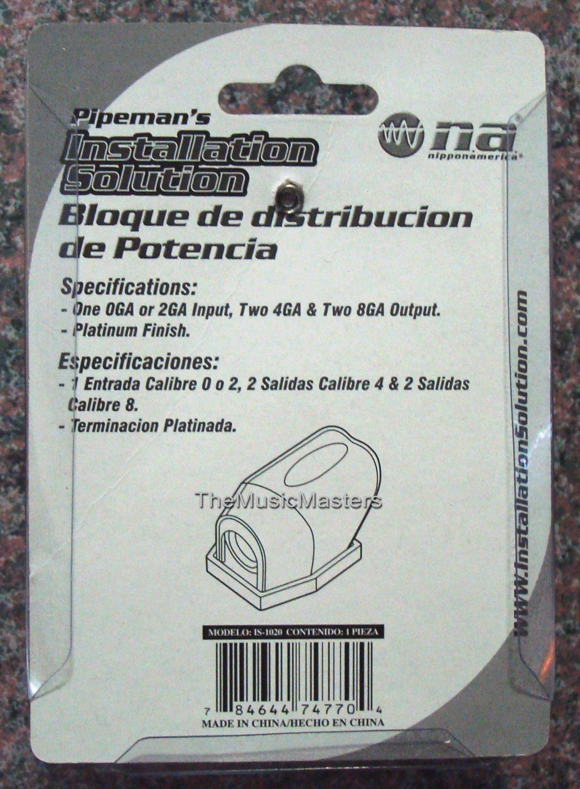 0-4-8 Gauge Power Wire Cable DISTRIBUTION BLOCK Splitter Car Audio Amp Connector